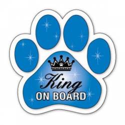 King On Board - Paw Magnet