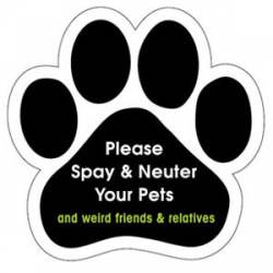Spay & Neuter Your Pets - Paw Magnet