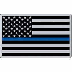 Thin Blue Line American Flag - Tactical Velcro Patch