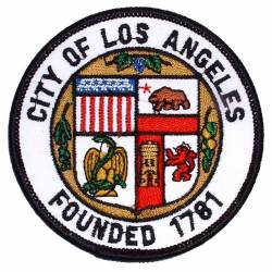 City Of Los Angeles - Embroidered Iron-On Patch