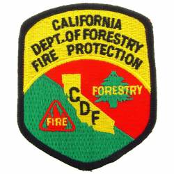 California Department of Forestry - Embroidered Iron-On Patch