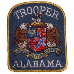 Alabama State Trooper - Embroidered Iron-On Patch