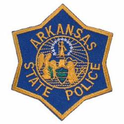 Arkansas State Police - Embroidered Iron-On Patch
