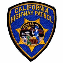 California Highway Patrol - Embroidered Iron-On Patch