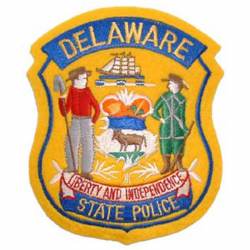 Delaware State Police - Embroidered Iron-On Patch