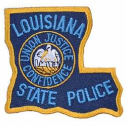 Louisiana State Police - Embroidered Iron-On Patch