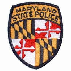 Maryland State Police - Embroidered Iron-On Patch