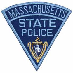 Massachusetts State Police - 3" Embroidered Iron On Patch
