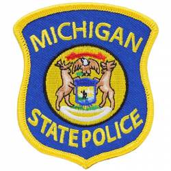 Michigan State Police - Embroidered Iron-On Patch