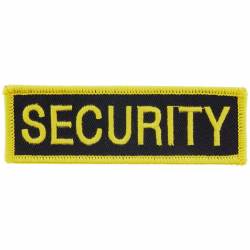 Security Tab - Embroidered Iron-On Patch