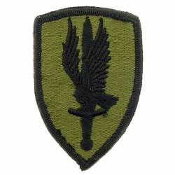 United States Army 1st Aviation Brigade Subdued - 3" Embroidered Iron On Patch