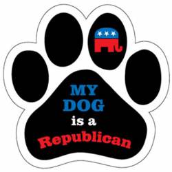 My Dog Is A Republican - Paw Magnet