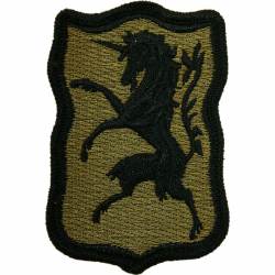United States Army 6th Armored Cavalry Regiment Subdued - 3" Embroidered Iron On Patch