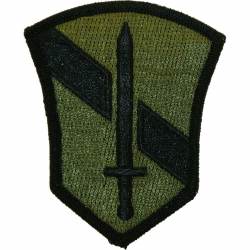 United States Army 1st Field Force Subdued - 3" Embroidered Iron On Patch