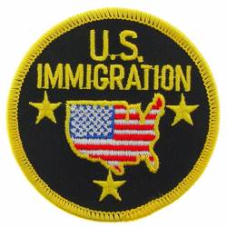 United States Immigration - Embroidered Iron-On Patch