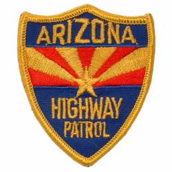 Arizona Highway Patrol - Embroidered Iron-On Patch