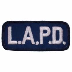 L.A.P.D. LAPD Tab - Embroidered Iron-On Patch