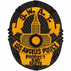 Los Angeles California SWAT - Embroidered Iron-On Patch