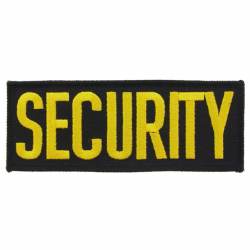 Secuirty Tab  - Embroidered Iron-On Patch