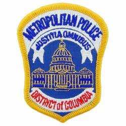 District of Columbia Metroplitan Police - Embroidered Iron-On Patch