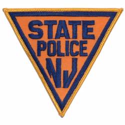 New Jersey State Police Large - Embroidered Iron-On Patch