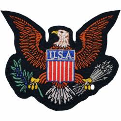 United States Of America Bald Eagle USA Logo - Embroidered Iron-On Patch
