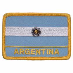 Argentina - Flag Embroidered Iron-On Patch