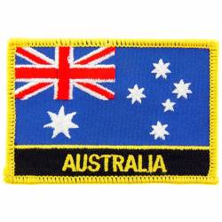 Australia - Flag Embroidered Iron-On Patch