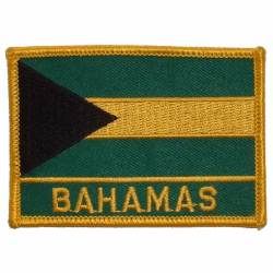 Bahamas - Flag Embroidered Iron-On Patch
