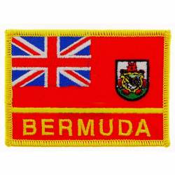 Bermuda - Flag Embroidered Iron-On Patch