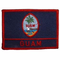 Guam - Flag Embroidered Iron-On Patch