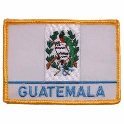 Guatemala - Flag Embroidered Iron-On Patch
