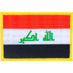 Iraq - Flag Embroidered Iron-On Patch