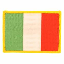 Italy - Flag Embroidered Iron-On Patch