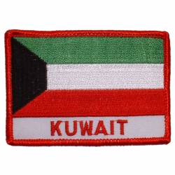 Kuwait - Flag Embroidered Iron-On Patch