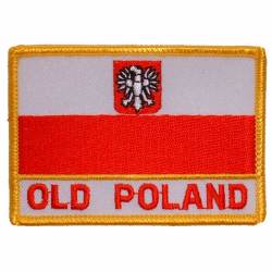 Old Poland - Flag Embroidered Iron-On Patch