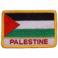 Palestine - Flag Embroidered Iron-On Patch