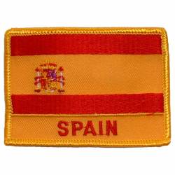 Spain - Flag Embroidered Iron-On Patch