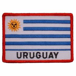 Uruguay - Flag Embroidered Iron-On Patch
