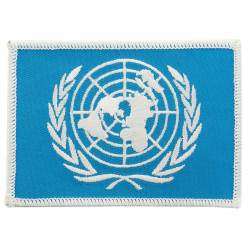 United Nations - Flag Embroidered Iron-On Patch