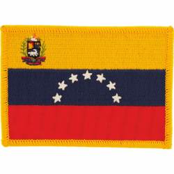 Venezuela - Flag Embroidered Iron-On Patch