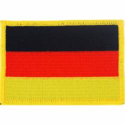 Germany - Flag Embroidered Iron-On Patch