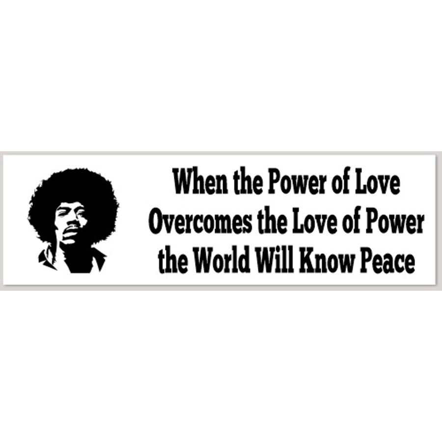 Hendrix Power of Love Mini Sticker