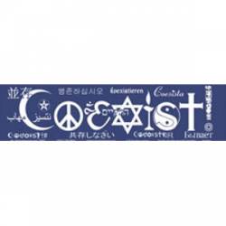 Coexist Languages - Bumper Sticker