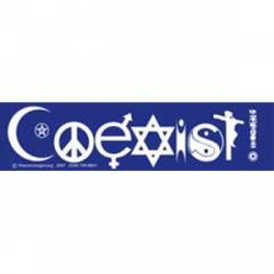 Coexist Design - Bumper Sticker
