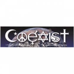 Coexist Earth - Bumper Sticker