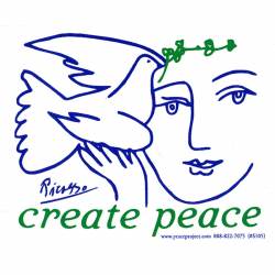 Create Peace - Vinyl Sticker