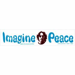 Imagine Peace John Lennon - Bumper Sticker