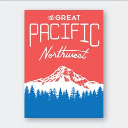 The Great Pacific Northwest - Vinyl Sticker