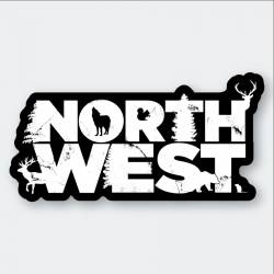 Pacific Northwest Script - Vinyl Sticker